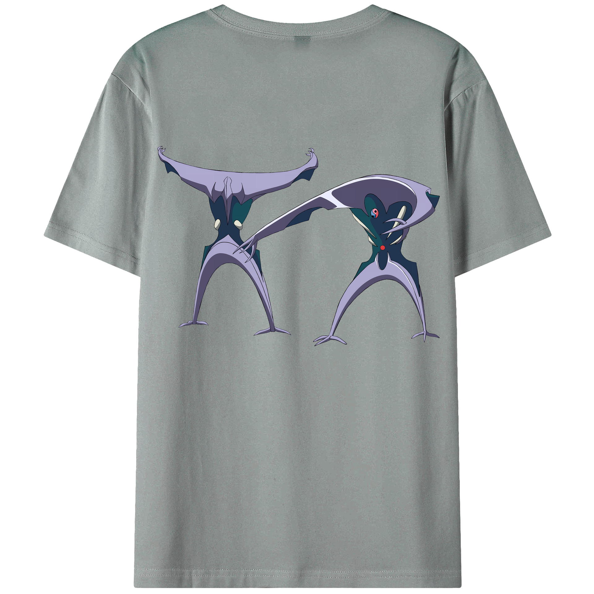 （画像用） EVA 新世紀エヴァンゲリオン 綿100％ メンズ半袖Tシャツ（バックプリント） 通気性